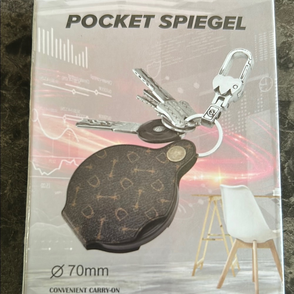 Pocket spiegel magnifying glass